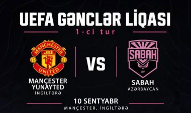  "Sabah"ın U-19 komandası "Mançester Yunayted" səfərində