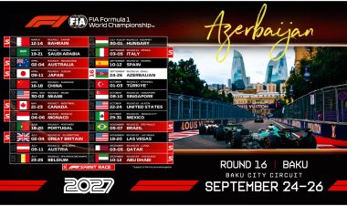  Formula 1 üzrə Azərbaycan Qran-prisinin növbəti tarixi açıqlandı