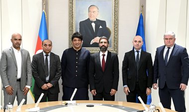  Pakistan Futbol Federasiyasının prezidenti ilə görüş keçirildi