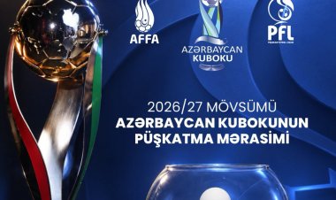 Azərbaycan Kubokunda yeni mövsüm: İlk raundun püşkü atıldı