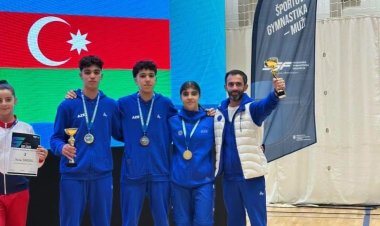  Gimnastlarımız 7 medal qazandı