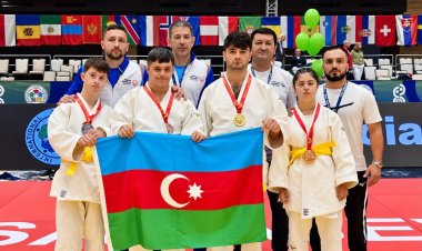  Cüdoçularımız Xüsusi Olimpiya Açıq Turnirində 5 medal qazadılar