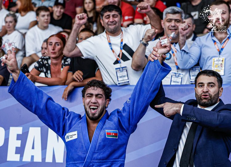 Azərbaycan cüdoçusu ikinci dəfə Avropa çempionu oldu! 