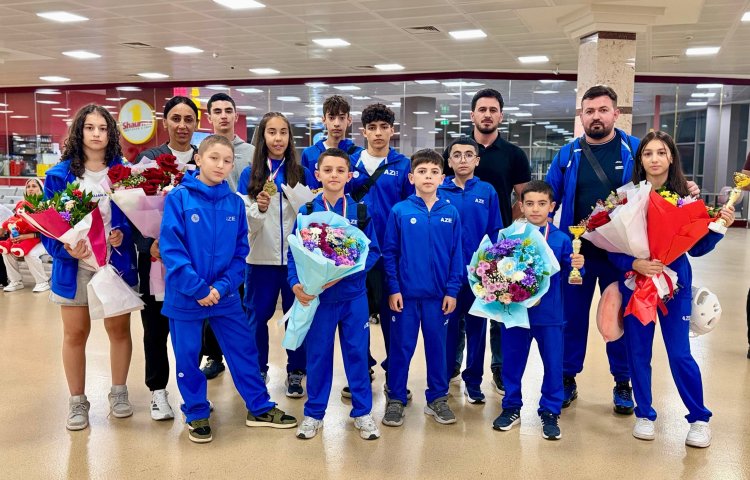  3 yeniyetmə karateçimiz “Budapest Open”də qızıl medal qazandı