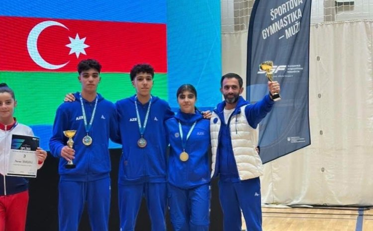  Gimnastlarımız 7 medal qazandı