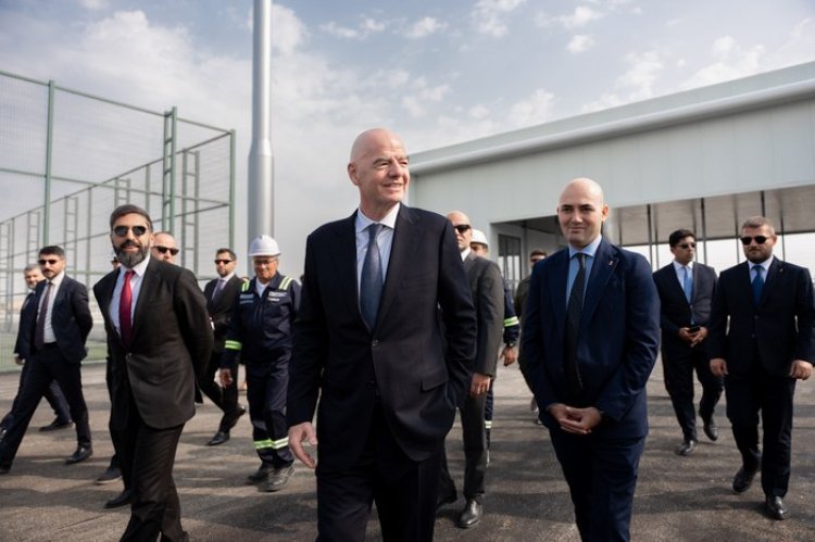 FİFA prezidenti Hövsanda tikilən stadionlarla tanış oldu