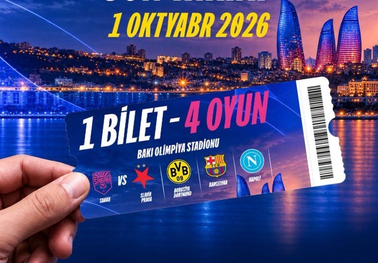  "Sabah" Çempionlar Liqası oyunlarına fərdi bilet də satacaq