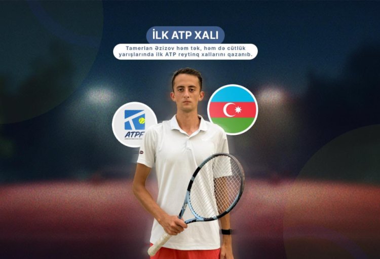  İlk dəfə azərbaycanlı tennisçi ATP-də reytinq siyahısına düşdü