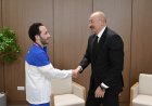 İlham Əliyev dünya çempionu Əhməd Yusifovla görüşdü