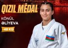 İki cüdoçumuz qızıl medal qazandı, Könül Əliyeva tarixə düşdü 