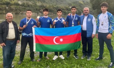 Gürcüstanda 4 medal qazandıq