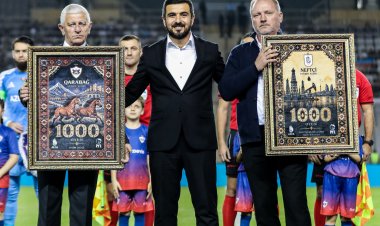 "Qarabağ" və "Neftçi"yə 1000 oyuna görə hədiyyə təqdim olundu 
