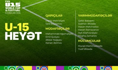 Azərbaycan millisinin dünya çempionatı üçün heyəti açıqlandı 