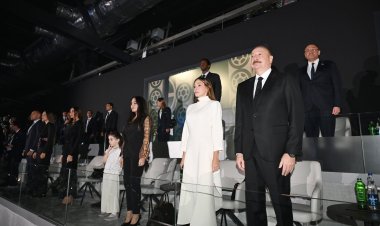 Prezident və ailə üzvləri Bakıda DÇ-nin açılış mərasiminə qatıldı