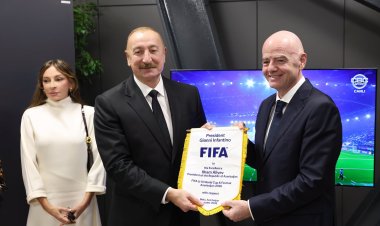  İnfantino FIFA U-15-in təşkilinə görə İlham Əliyevə təşəkkür etdi