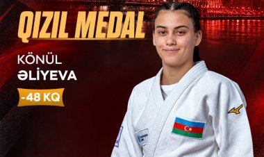 İki cüdoçumuz qızıl medal qazandı, Könül Əliyeva tarixə düşdü 