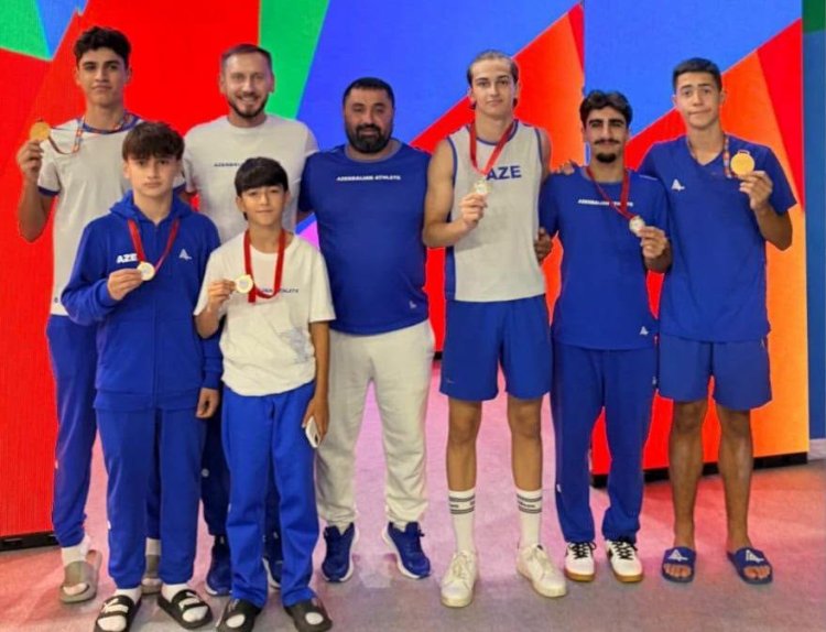  İtaliyada 5 qızıl medal qazandıq