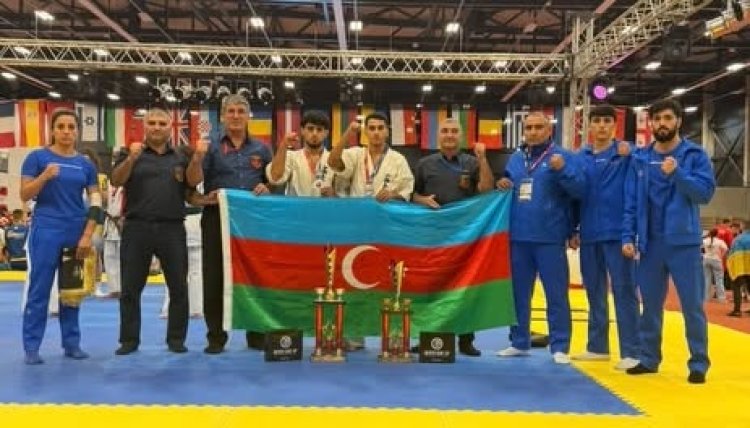  Karateçilərimiz 3 medalla qayıtdı
