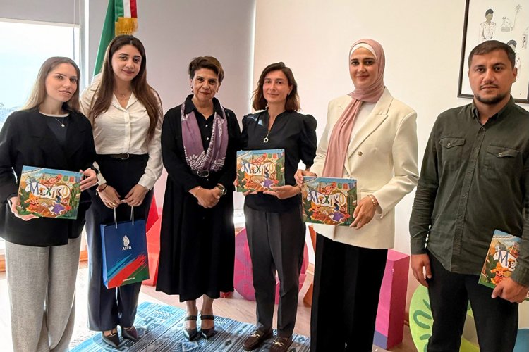  AFFA rəsmiləri Meksikanın Azərbaycandakı səfirliyində oldular
