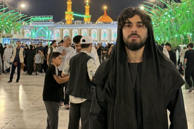 "Salam olsun, Kərbəla şəhidlərinə!" - Elvin Cəfərquliyev ziyarətdə