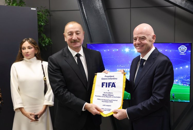  İnfantino FIFA U-15-in təşkilinə görə İlham Əliyevə təşəkkür etdi