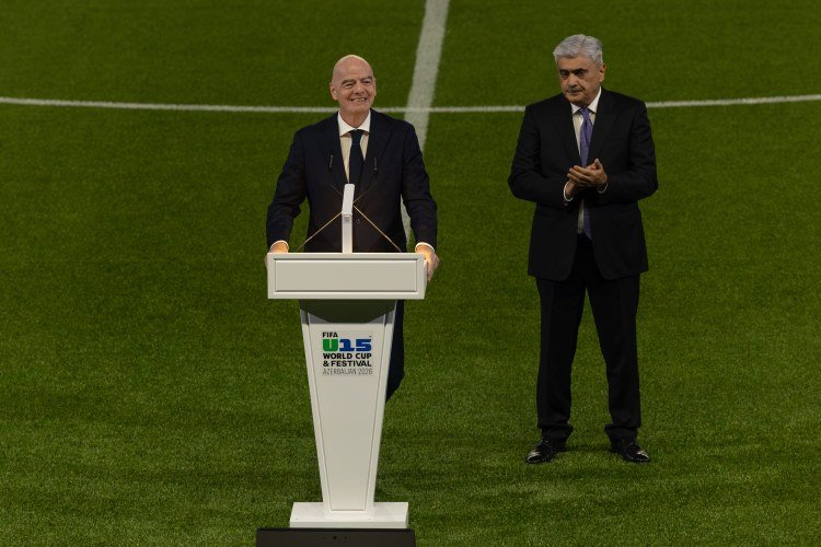 Canni İnfantino ilə Arsen Venger "Sabah" - "Qarabağ" oyununda
