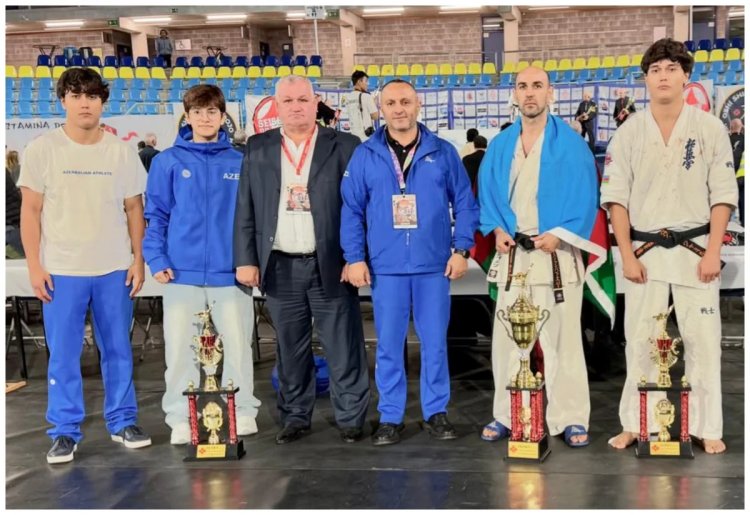  Azərbaycan karateçilərindən Avropa çempionatında üç medal