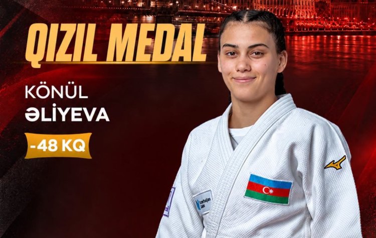 İki cüdoçumuz qızıl medal qazandı, Əliyeva tarixə düşdü 